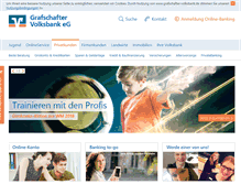 Tablet Screenshot of grafschafter-volksbank.de